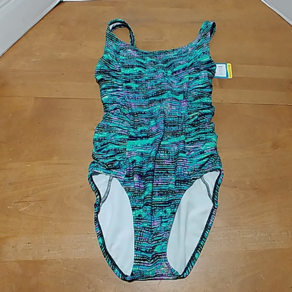 Speedo One Piece Swimsuit  Shirred Princess 6